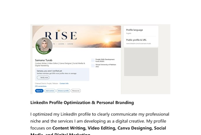 optimize your linkedin profile